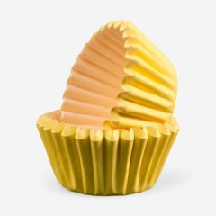 Капсула бумажная Жёлтая D35 H23 40 шт 