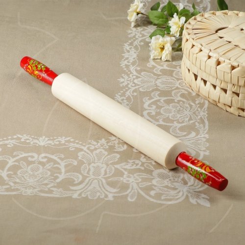 Скалка деревянная "Хохлома" 42,5 см 1534168	