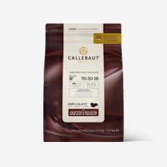Шоколад горький CALLEBAUT 70,5% 2,5 кг 70-30-38RT-U71