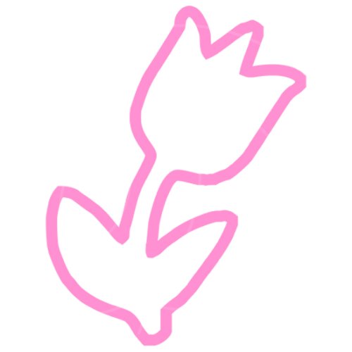 Вырубка пластиковая LUBIMOVA "Тюльпан" LC-00003374