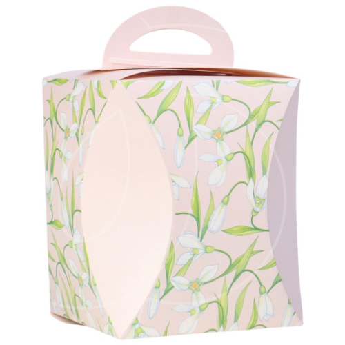 Коробка для кулича "Подснежники" 9 см 43089