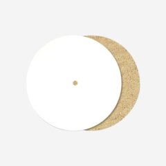 Подложка под торт с отверстием ЛХДФ Белая 3 мм 35 см 