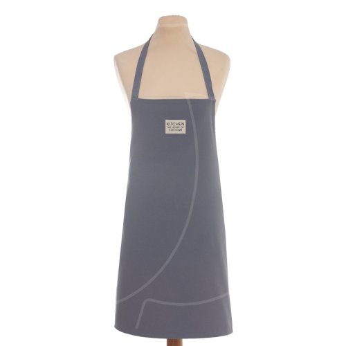 Фартук хлопковый Серо-синий 7865985