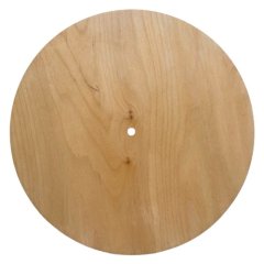 Подложка под торт деревянная с отверстием и ножками 6 мм 36 см 