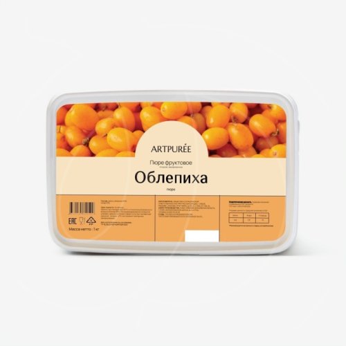 Пюре замороженное ARTPUREE Облепиха 1 кг 