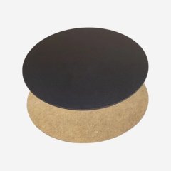 Подложка под торт ЛХДФ Чёрная 3 мм 28 см ТСКЛ22