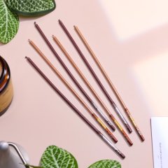 Свечи декоративные Золото с металликом 17 см 6 шт 9785826