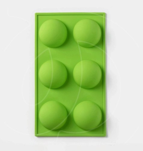 Форма силиконовая "Полусферы" 6,5 см 6 шт 1687530