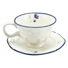 Набор чашка и блюдце керамика "Прованс" 10278401