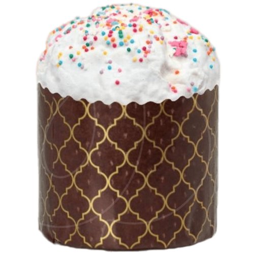 Форма для кулича "Коричневая" D110 H85 1 шт pmk11085sKPL