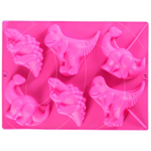 Форма силиконовая "Динозавры" 6 шт 651956