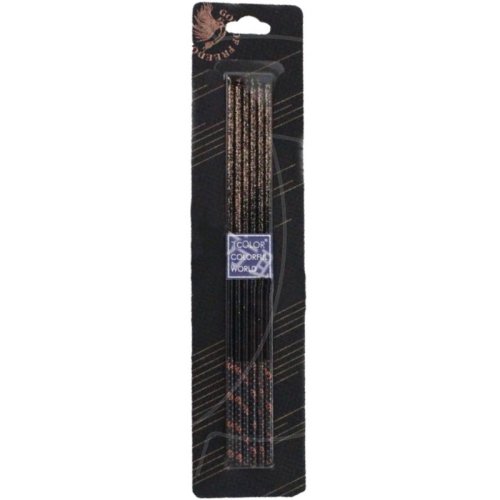 Свечи декоративные "Блёстки" Золотые 17 см 6 шт 9785805