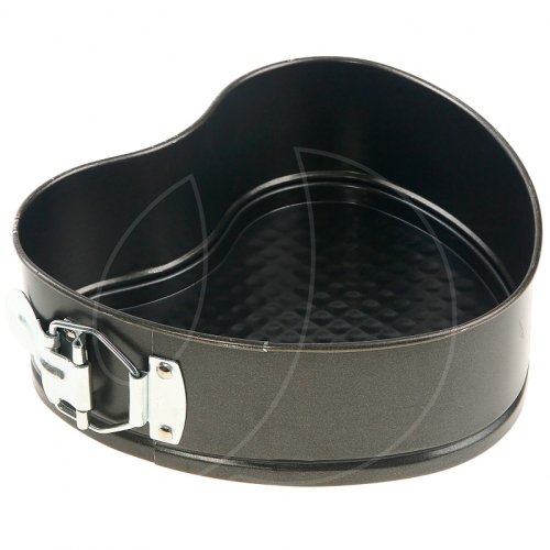 Форма металлическая для выпечки разъёмная с антипригарным покрытием Сердце 23 см 139444