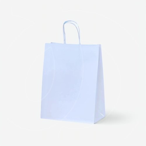 Пакет с ручками Белый 24х14х28 см 