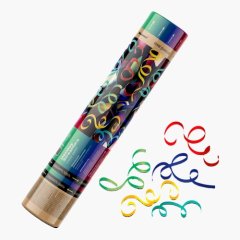 Хлопушка пневматическая с конфетти "Серпантин" CM005