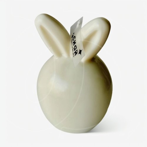 Свеча интерьерная "Пасхальное яйцо-кролик белое" 