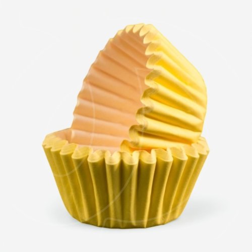 Капсула бумажная Жёлтая D35 H23 40 шт 