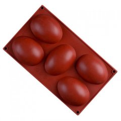 Форма силиконовая "Полуяйцо" 5 шт 1321