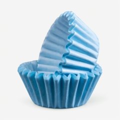 Капсула бумажная Голубая D35 H23 40 шт 