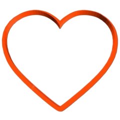 Вырубка пластиковая LUBIMOVA "Сердечко" LC-00005119