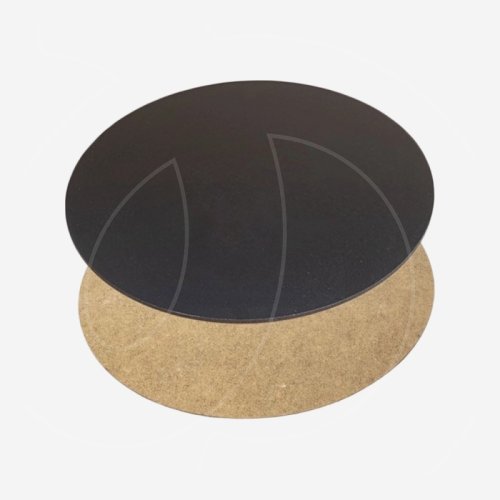 Подложка под торт ЛХДФ Чёрная 3 мм 26 см ТСКЛ21